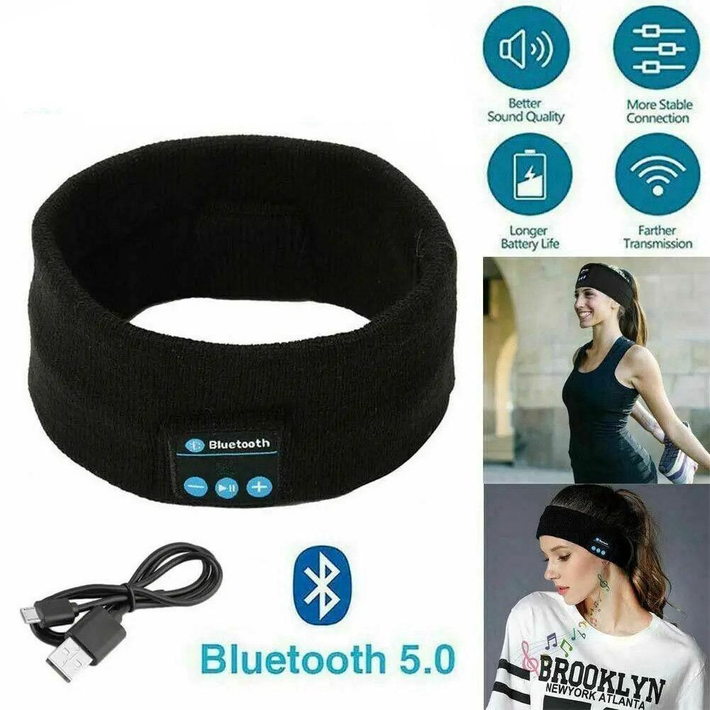 Bluetooth Kulaklık/Spor Uyku Bandı, Kablosuz Müzik Göz Maskesi