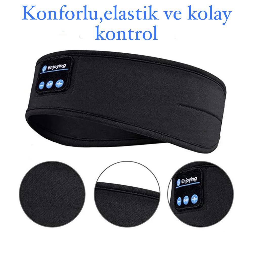 Bluetooth Kulaklık/Spor Uyku Bandı, Kablosuz Müzik Göz Maskesi